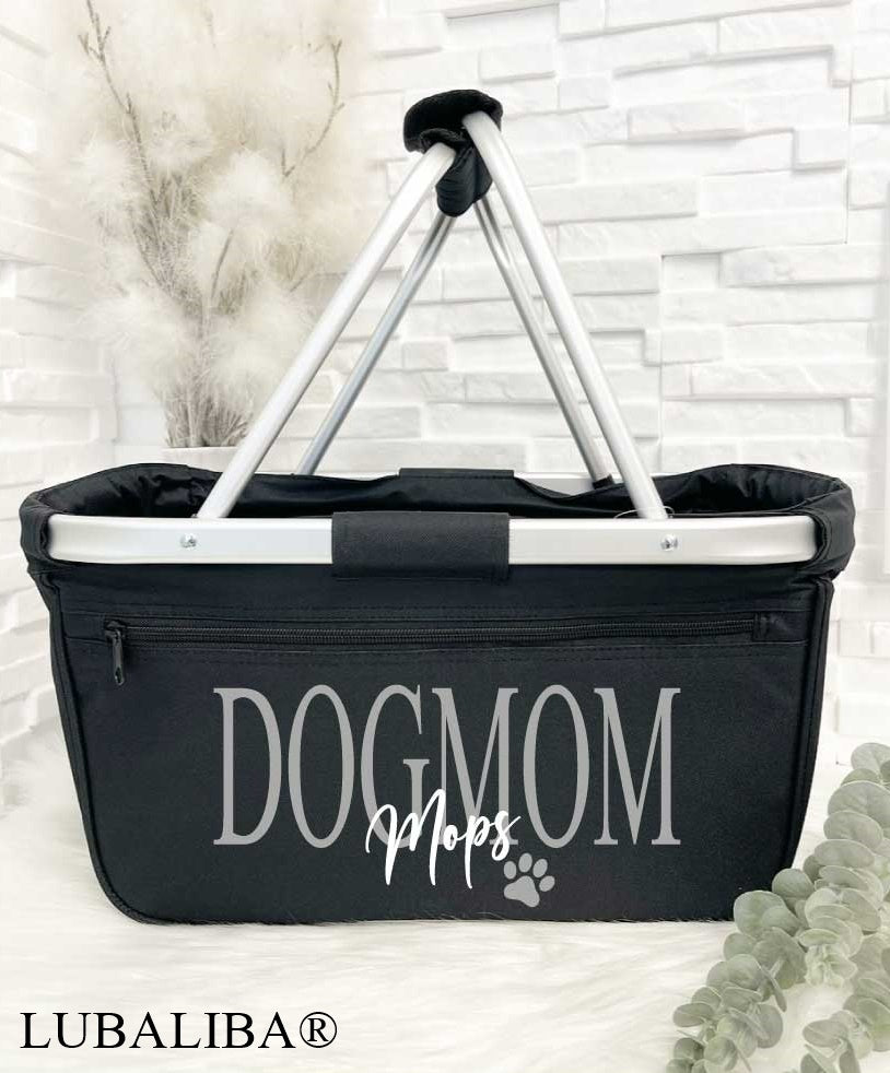Kühlshopper SILBER/ DOGMOM mit Wunschnamen
