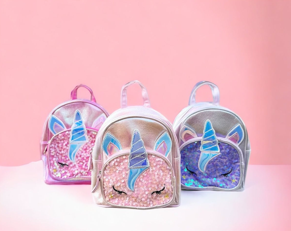 Einhorn Rucksack Einhorn Rosa-Pink-Lila/GLITTER