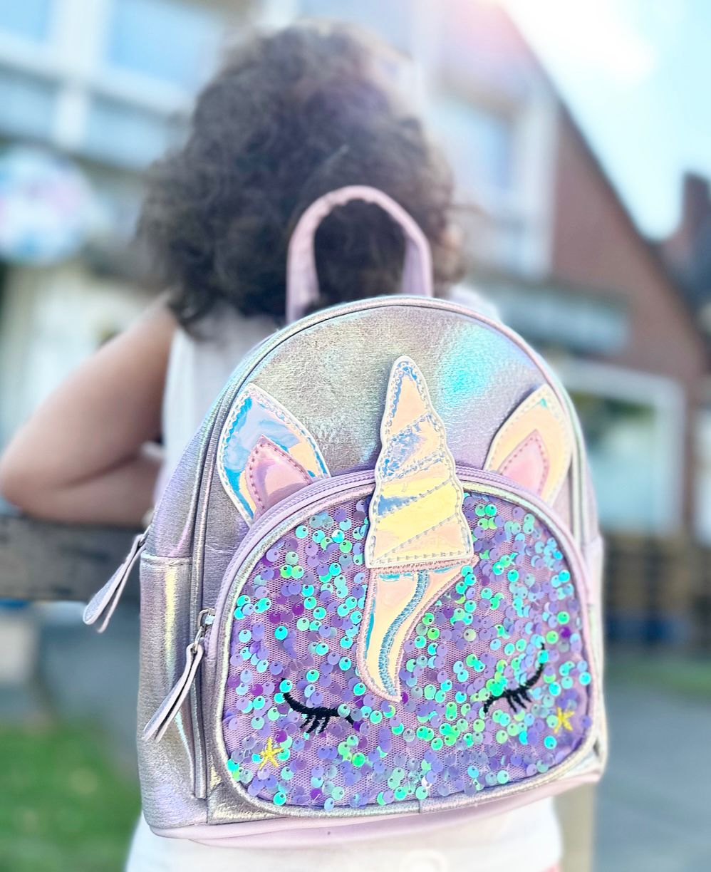 Einhorn Rucksack Einhorn Rosa-Pink-Lila/GLITTER