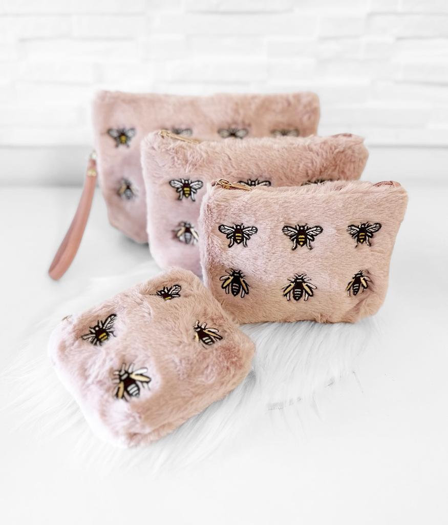 Edel Beauty/Kosmetiktasche BIENE-ROSA
