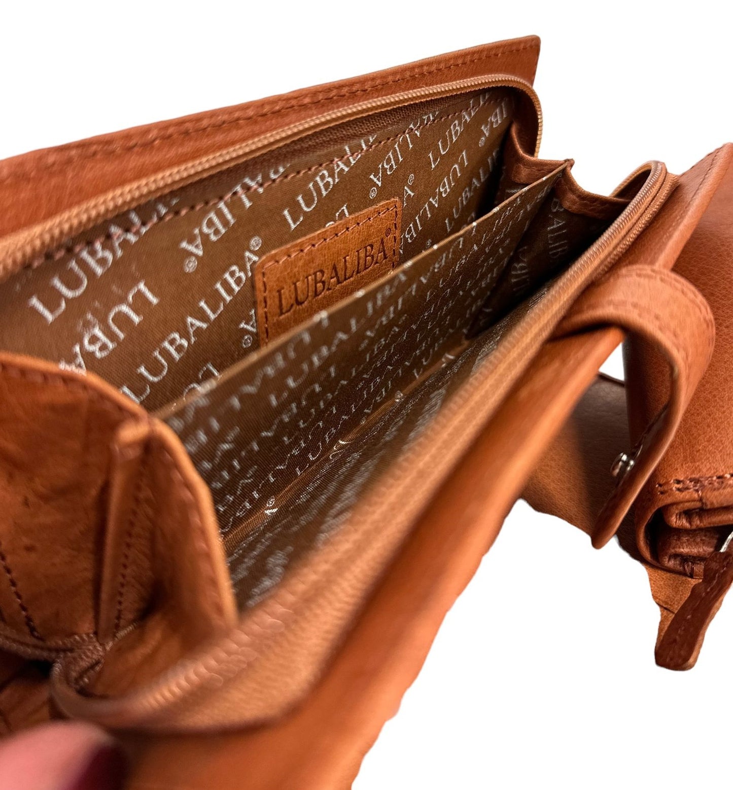 LUBALIBA® ECHTR LEDER Portemonnaie AUGUST BRAUN