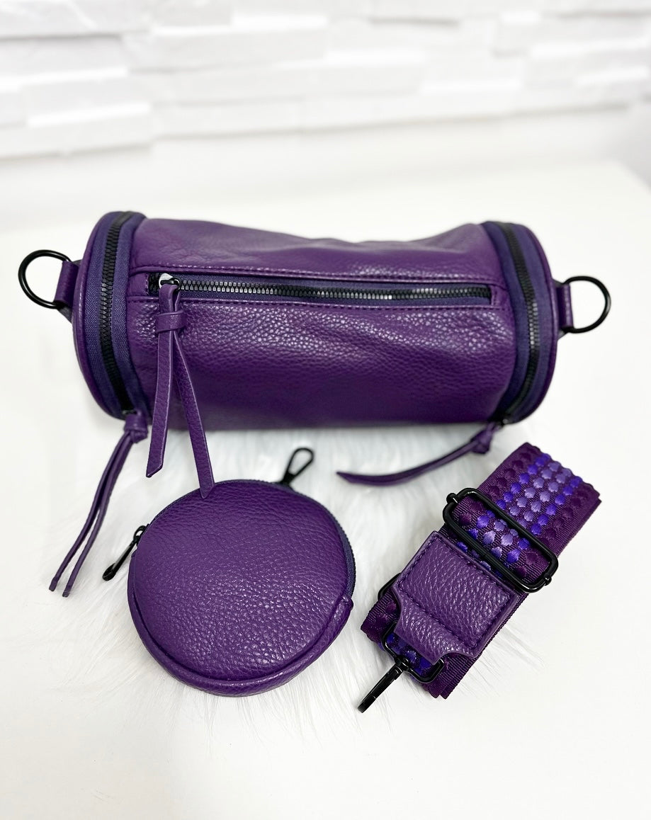 HANDTASCHE TrommelDesign Style/LILA