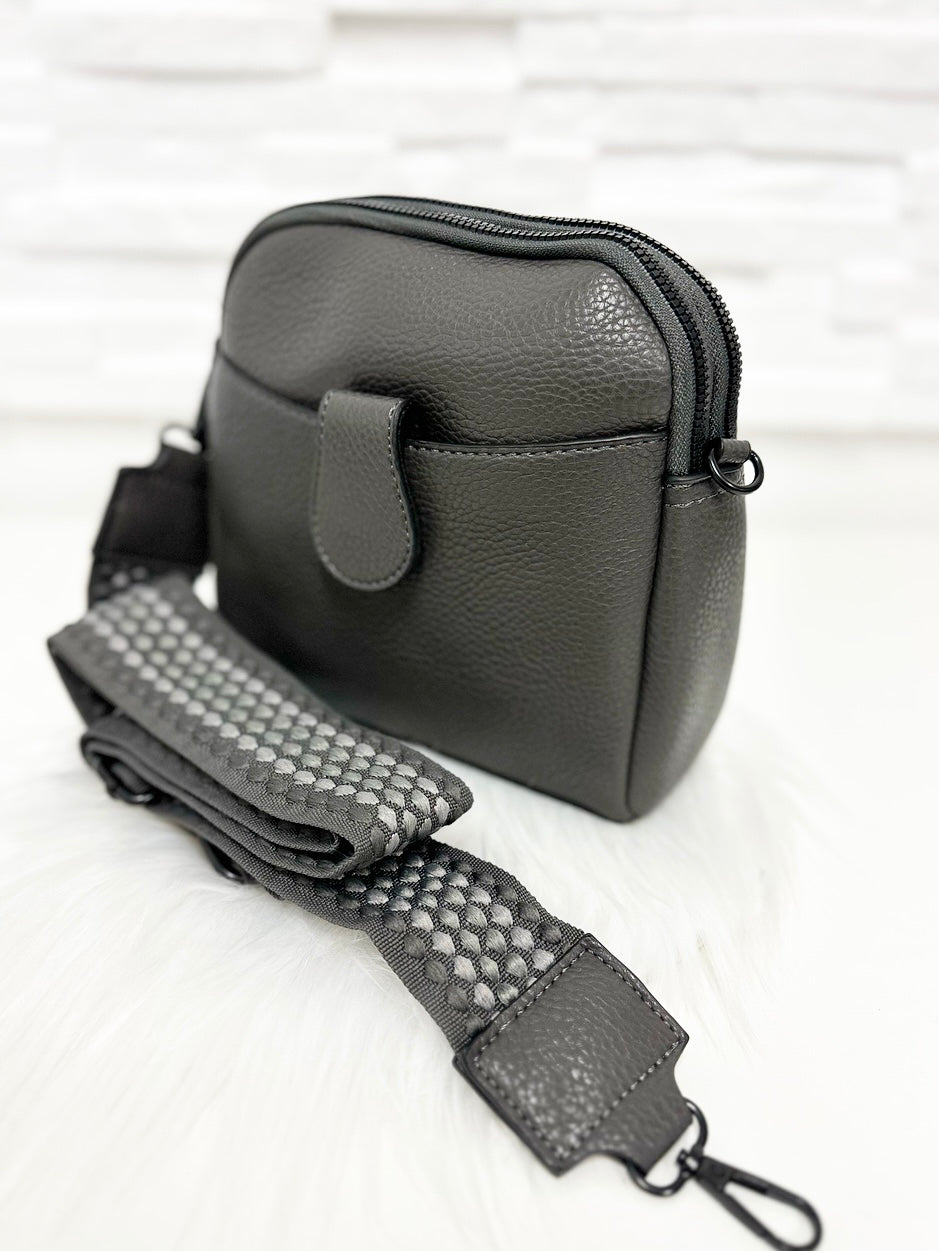 HANDTASCHE EDEL STYLE/D.Grau
