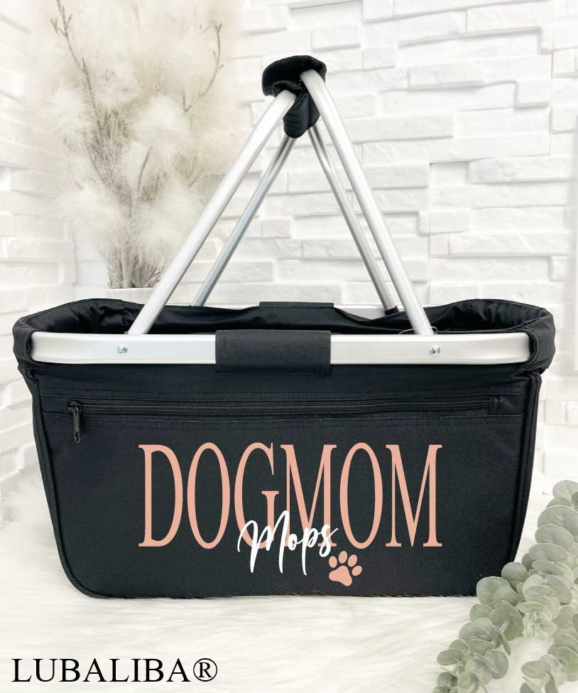 Kühlshopper ROSEGOLD/ DOGMOM mit Wunschnamen