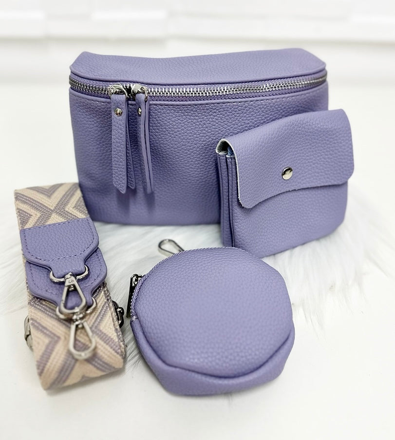 NEWSTYLE BODYBAG/Lila SET 4 tlg.