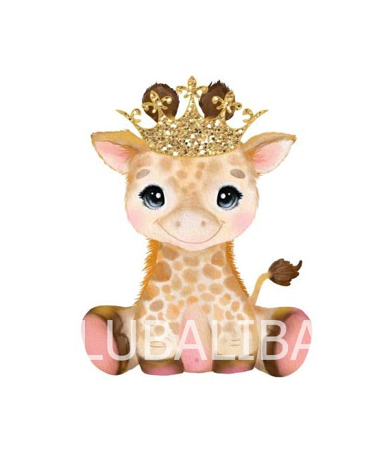 Motiv "GIRAFFE GLITZERKRONE" ArtNr.: AT