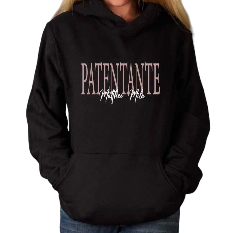 UNISEX HOODIE "PATENTANTE" MIT WUNSCHNAMEN-Farbwahl