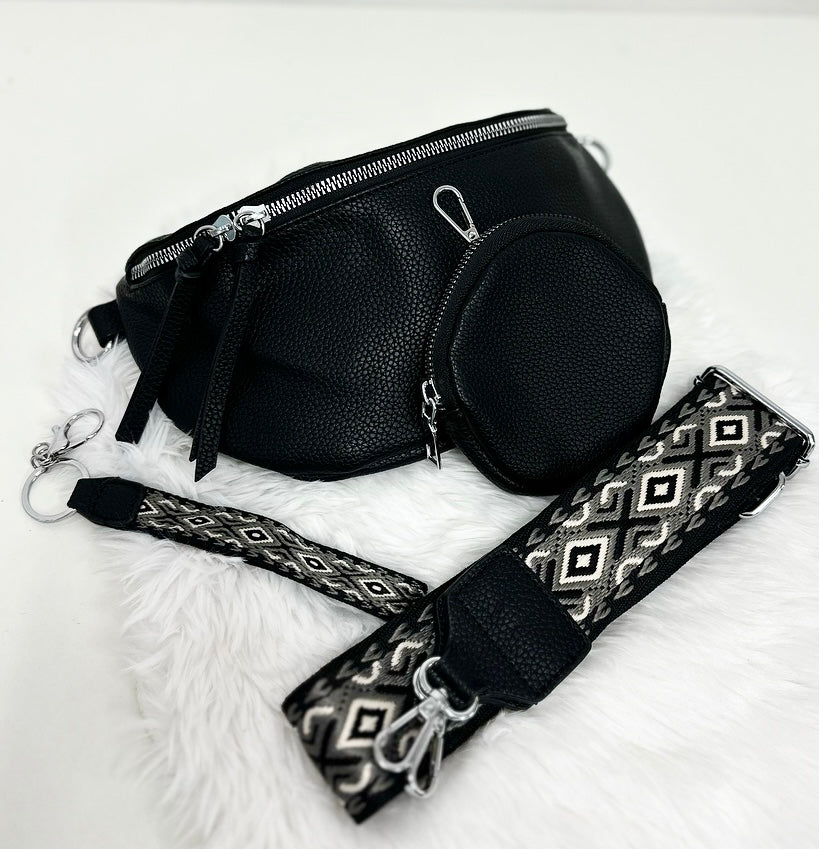 NEWSTYLE -L- BODYBAG/SCHWARZ SET 4 tlg.