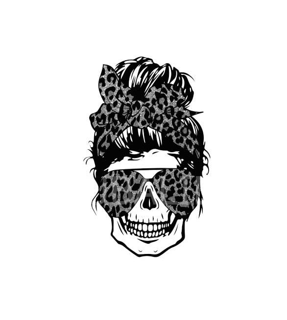 Motiv "TOTENKOPF GRAU" ArtNr.: H