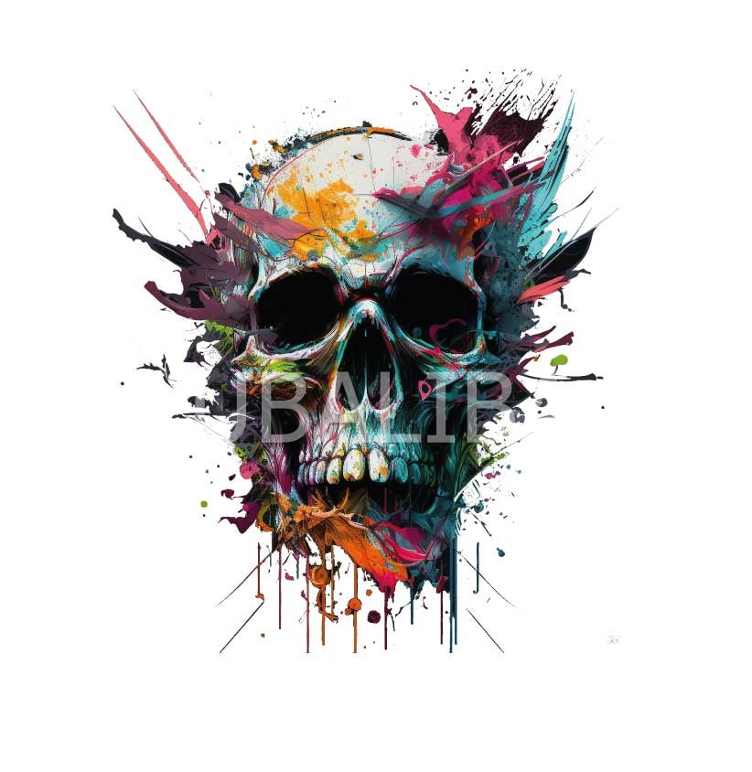 Motiv "TOTENKOPF SPLASH" ArtNr.: HM