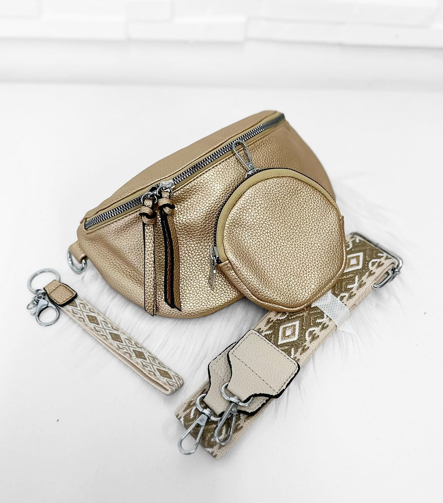 NEWSTYLE -L- BODYBAG/GOLD SET 4 tlg.