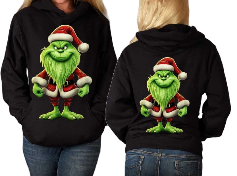 UNISEX HOODIE/SCHWARZ- MR.GREEN