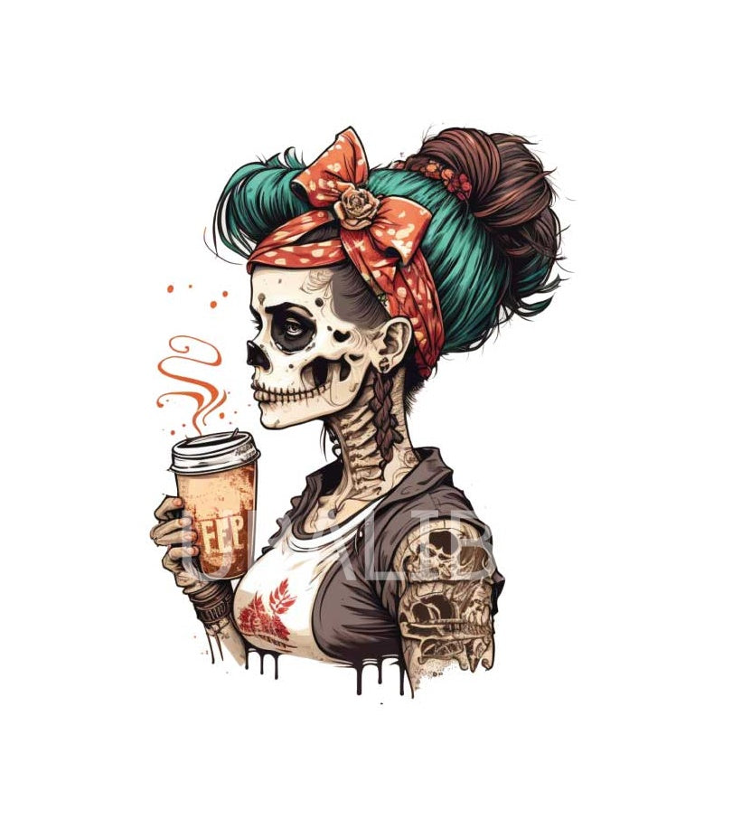 Motiv "TOTENKOPF SCARLETT" ArtNr.: IZ