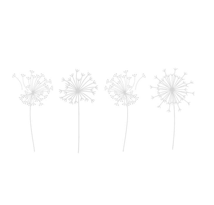 Motiv "PUSTEBLUME WEIß" ArtNr.: OU