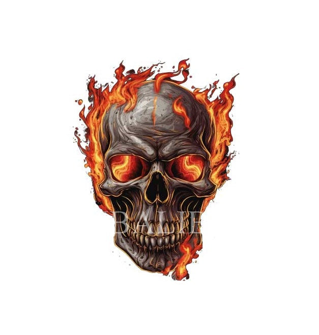 Motiv " FIRE TOTENKOPF" ArtNr.: PZ