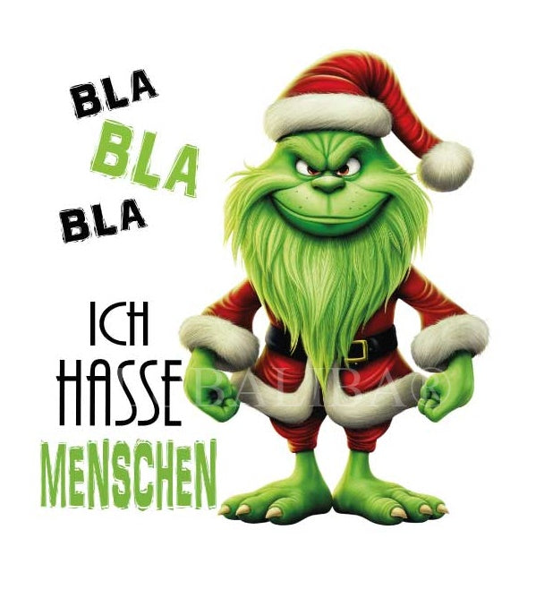Motiv "MR.GREEN ICH HASSE MENSCHEN" ArtNr.: RH