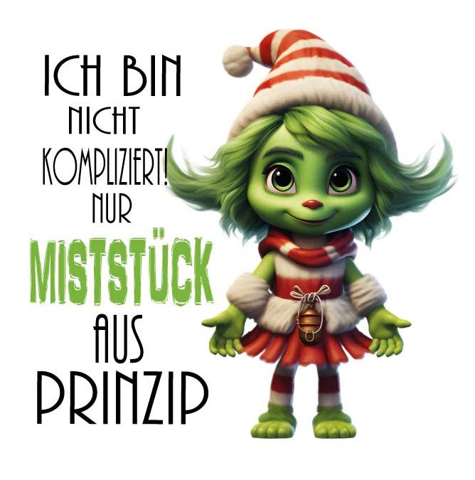 Motiv GREEN GIRL LULU"MISTSTÜCK AUS PRINZIP" ArtNr.: RL