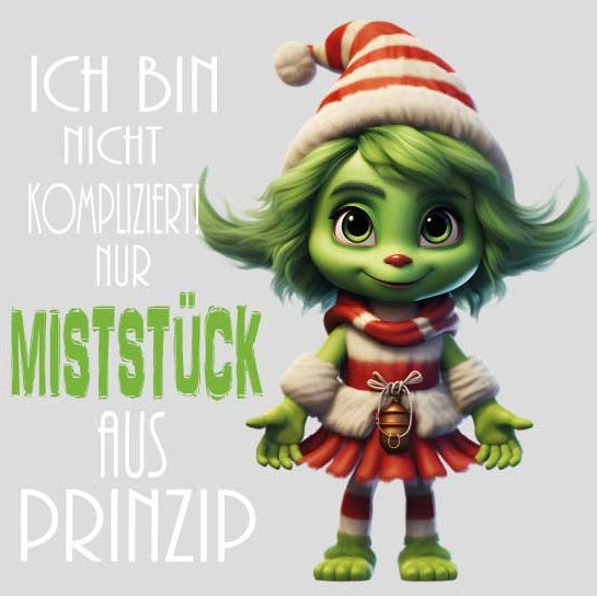 Motiv GREEN GIRL LULU"MISTSTÜCK AUS PRINZIP" ArtNr.: RL