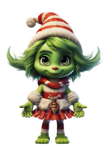 Motiv " GREEN GIRL LULU " ArtNr.: RU