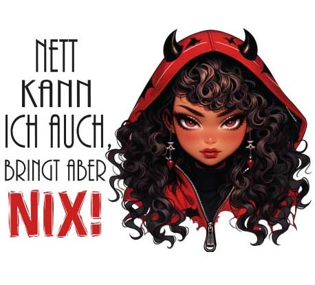 Motiv DEVIL GIRL / NETT KANN ICH AUCH! ArtNr.: SM