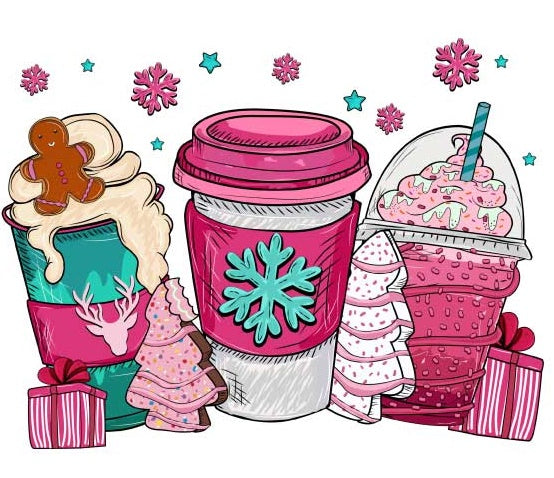 Motiv "CRAZY CHRISTMAS/PINK " ArtNr.: ST