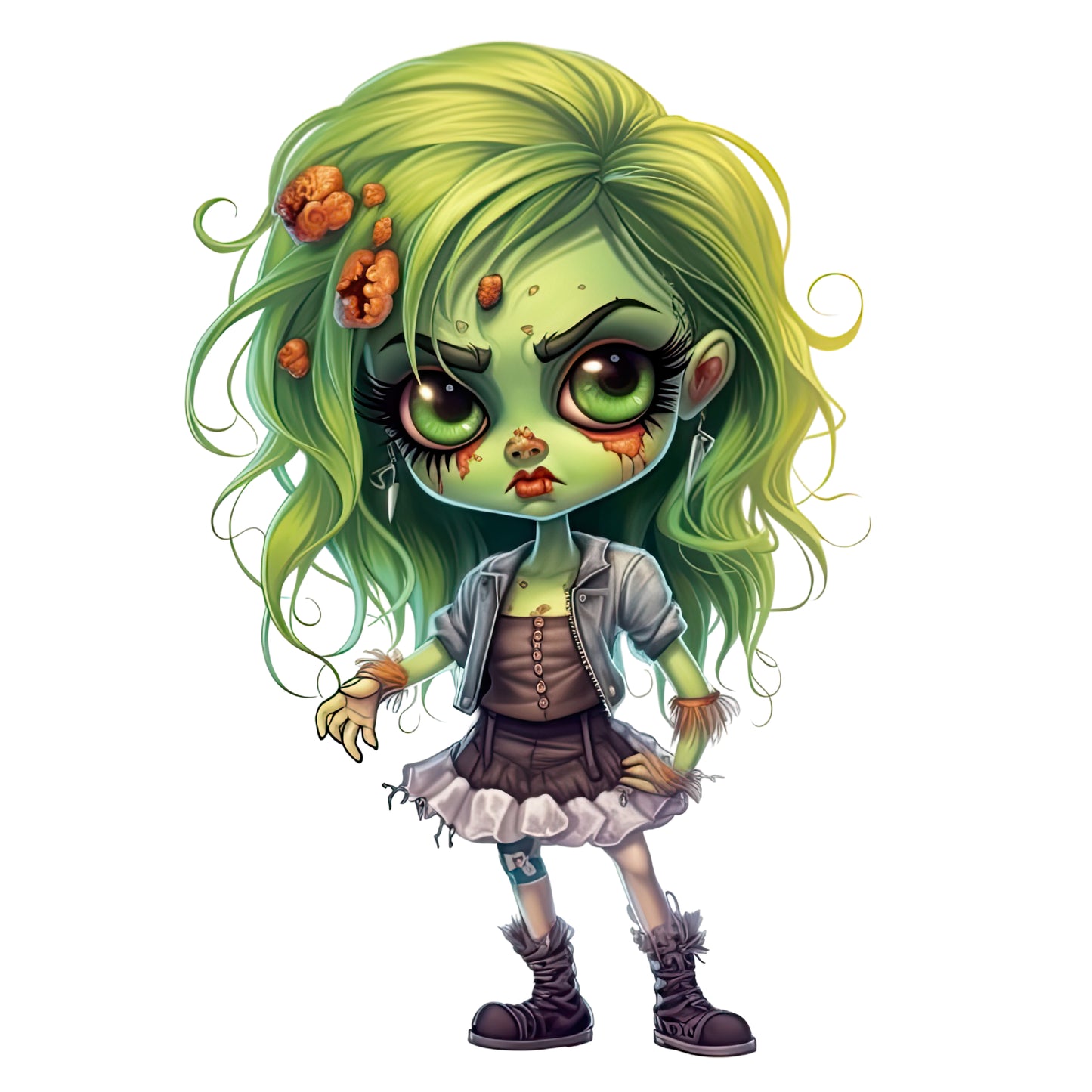 Motiv "ZOMBIE GIRL GREEN " ArtNr.: SX