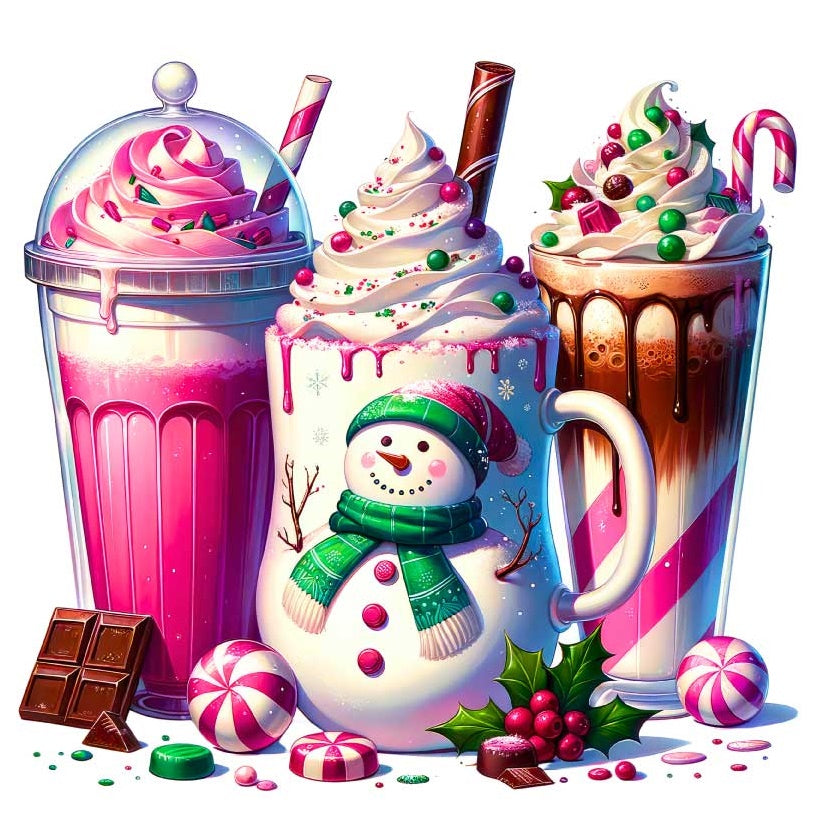 Motiv "CRAZY CHRISTMAS/PINK " ArtNr.: TL