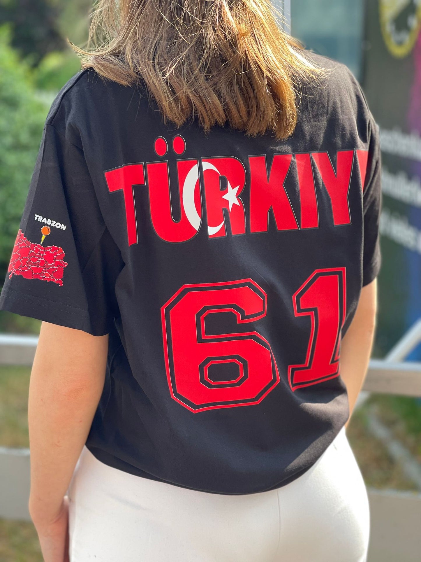 UNISEX T-SHIRT Schwarz Türkei Provinzen