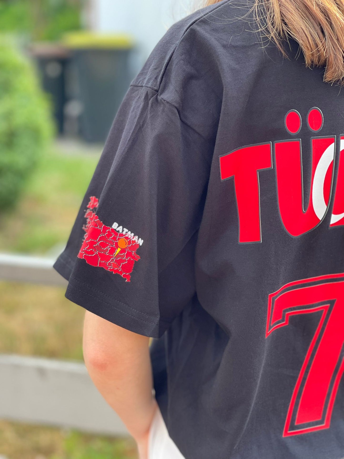 UNISEX T-SHIRT Schwarz Türkei Provinzen