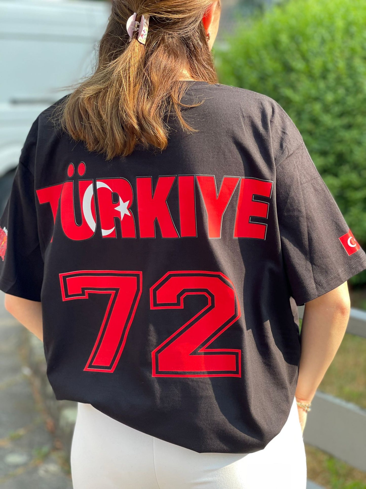 UNISEX T-SHIRT Schwarz Türkei Provinzen