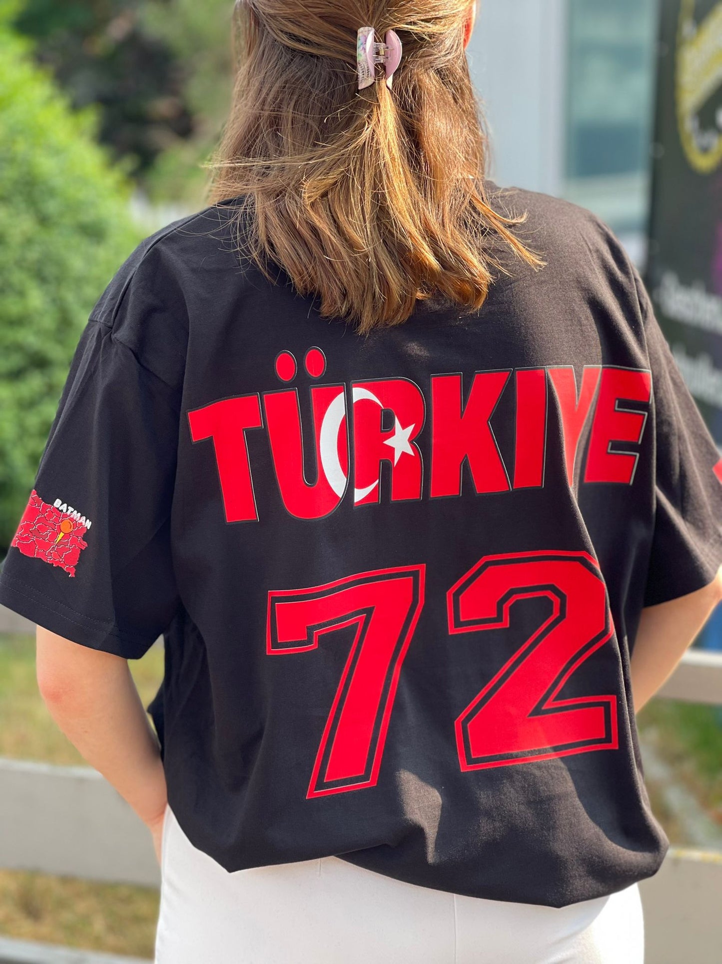 UNISEX T-SHIRT Schwarz Türkei Provinzen