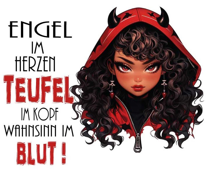 MOTIV DEVIL GIRL / ENGEL IM HERZEN .... ArtNr.: TC