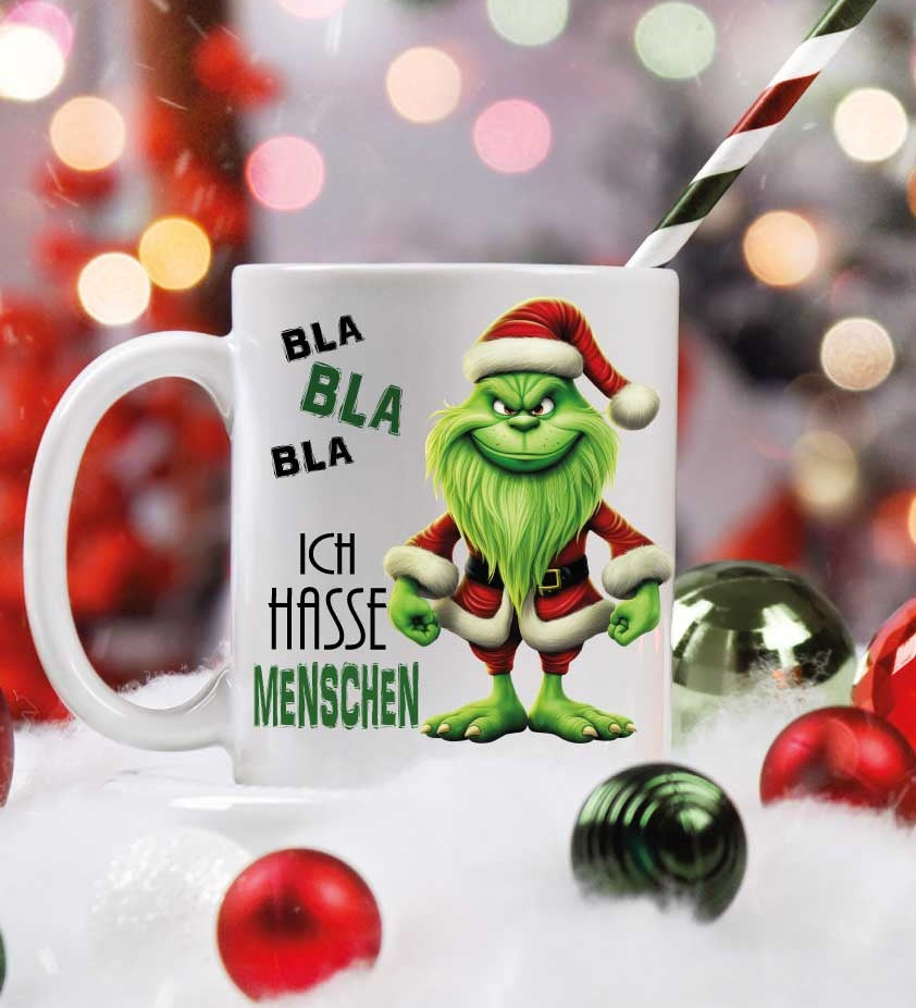 Tasse/MR.GREEN ICH HASSE MENSCHEN