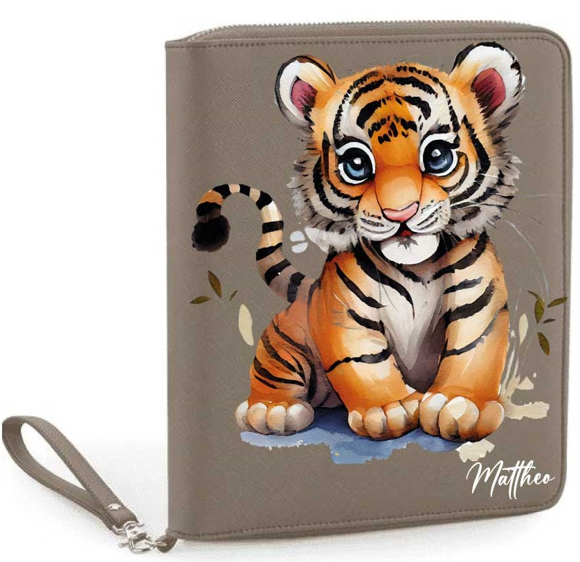 Organizer/ TIGER mit Wunschnamen-Farbwahl