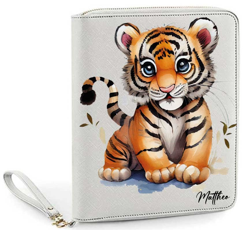 Organizer/ TIGER mit Wunschnamen-Farbwahl