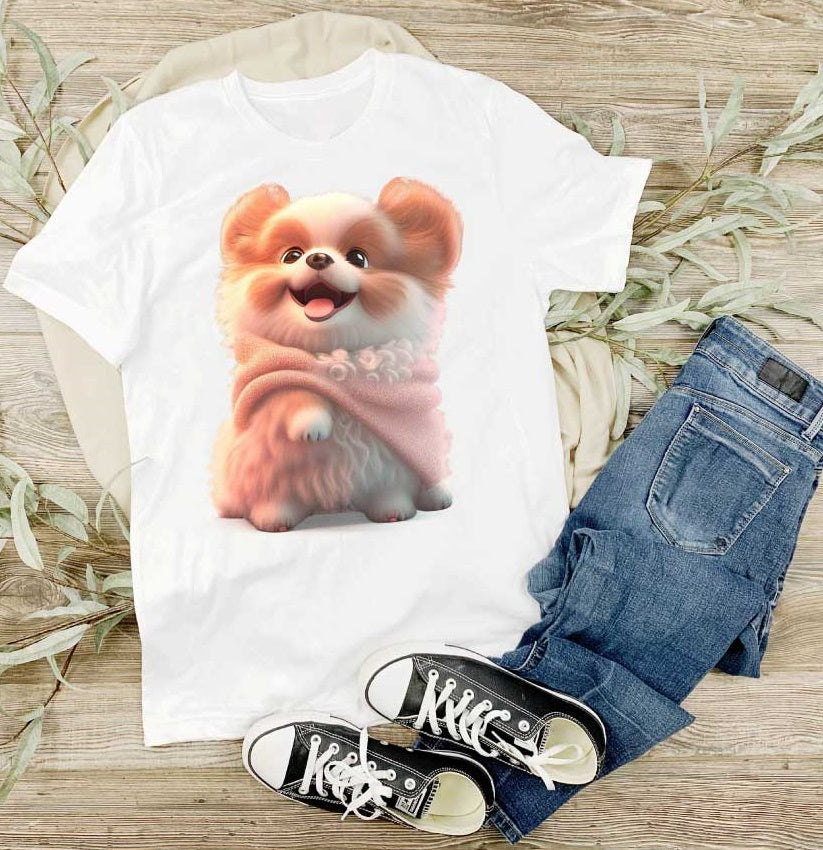 T-Shirt Hündin/Stella-Weiß