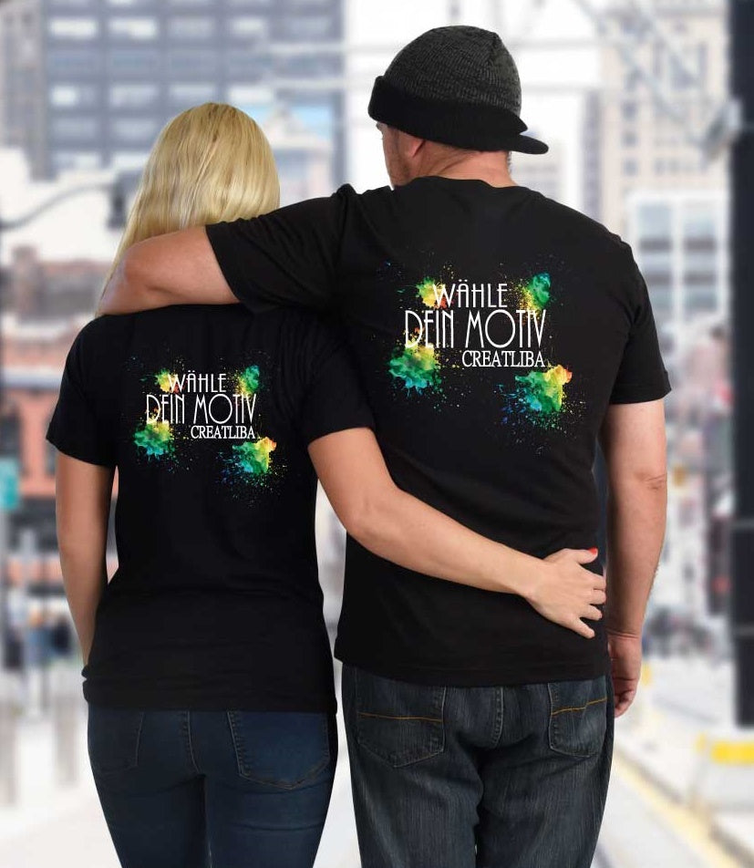 CREATLIBA UNISEX T-SHIRT FARB/MOTIV-WAHL