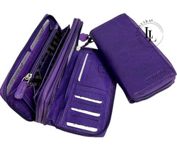 Portefeuille LUBALIBA® CUIR VÉRITABLE DÉCEMBRE - couleur au choix
