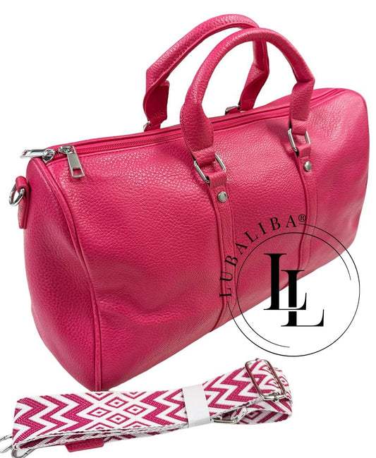 Stylische Weekender BAG Reisetasche Pink