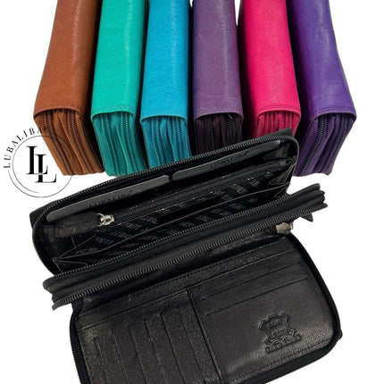 Portefeuille LUBALIBA® CUIR VÉRITABLE DÉCEMBRE - couleur au choix