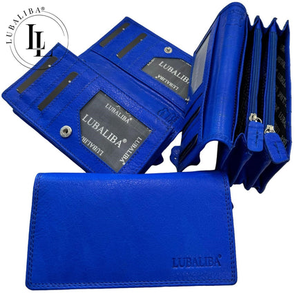 Portefeuille LUBALIBA® CUIR VÉRITABLE FÉVRIER - couleur au choix