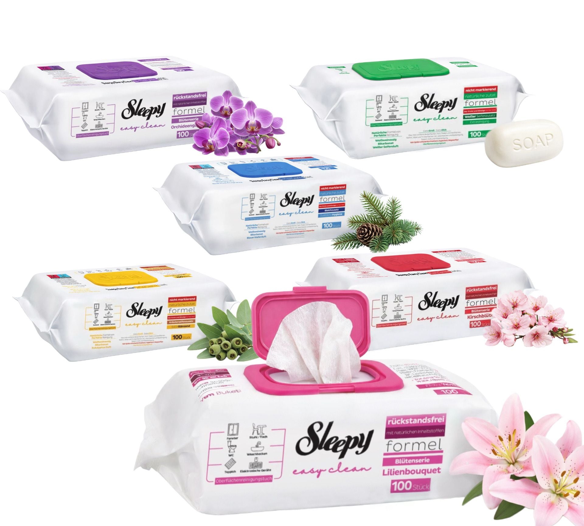 Sleepy Easy Clean mit Duft Reinigungstücher