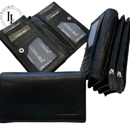 Portefeuille LUBALIBA® CUIR VÉRITABLE FÉVRIER - couleur au choix