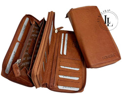 Portefeuille LUBALIBA® CUIR VÉRITABLE DÉCEMBRE - couleur au choix