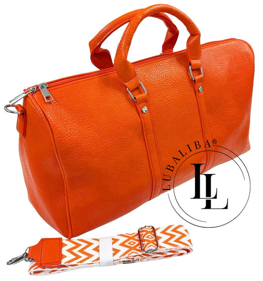 Stylische Weekender BAG Reisetasche Orange