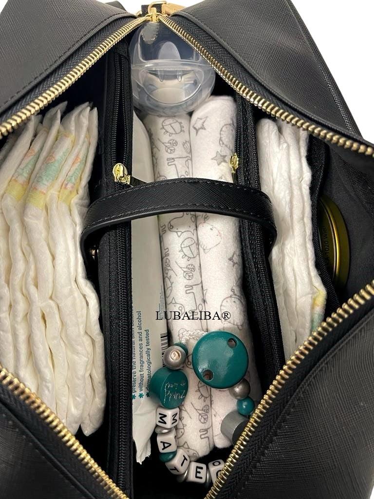 POCHETTE / SAC WRAP ORIGINAL LUBALIBA® NOIR/OR