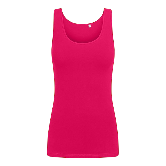 Damen Jersey TOP Roundneck Tanktop in 4 Farben CREATTEXTIL