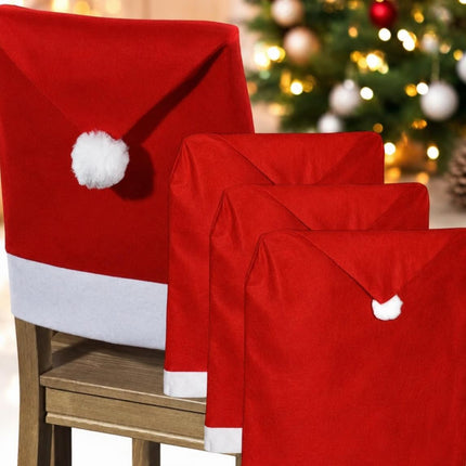 Housse de chaise de Noël renne avec traîneau / avec nom souhaité