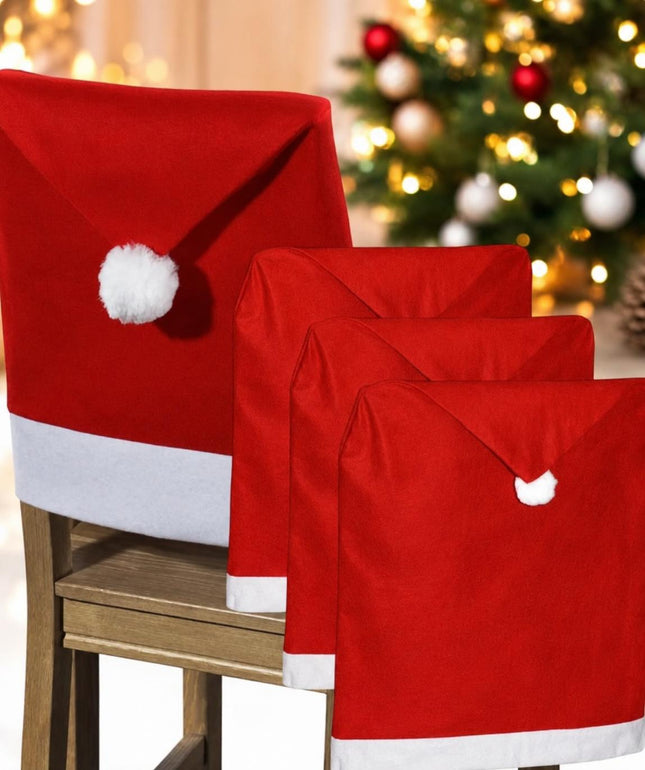 Housse de chaise de Noël renne avec traîneau / avec nom souhaité