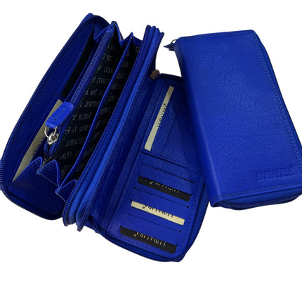 Portefeuille LUBALIBA® CUIR VÉRITABLE DÉCEMBRE - couleur au choix